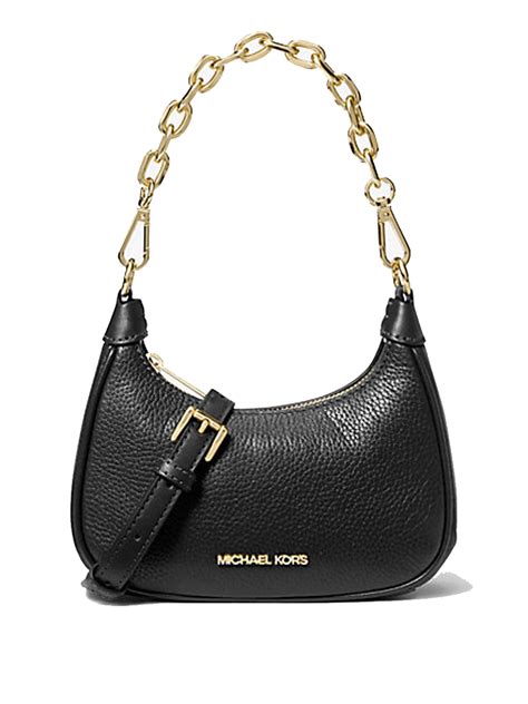 michael kors cora mini pebbled leather shoulder bag|Michael Kors shoulder crossbody bag.